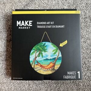 Make Market Beach Hammock Summer Diamond Art Diamond Painting Kit NEW